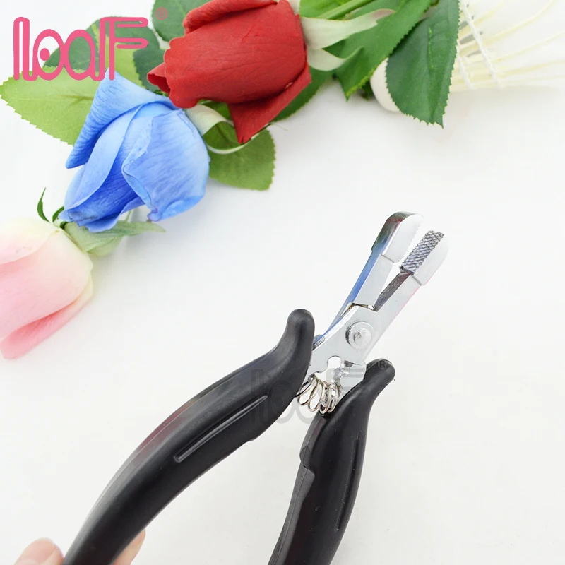 Плоскогубцы для наращивания волос LOOF D капсулы сращивания Кератиновый клей