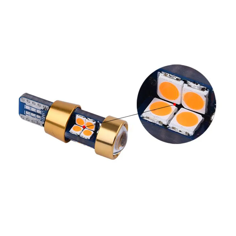 100 шт. 12 В-24 В T10 Canbus 19 SMD 3030 sem erros Nao polaridade Spot 168 W5W 194 Автомобиль Licenca De Estacionamento Lampada luz Est