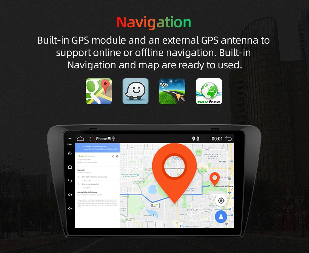 Автомобиль 2 din Android 9,0 головное устройство системы 4G+ 64G для Skoda Octavia радио gps navi Стерео аудио автомобильный компьютер