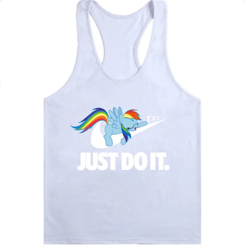 Tanktop, модные мужские забавные майки без рукавов, дышащие мужские майки, Мультяшные летние майки для фитнеса, мужские майки - Цвет: 12