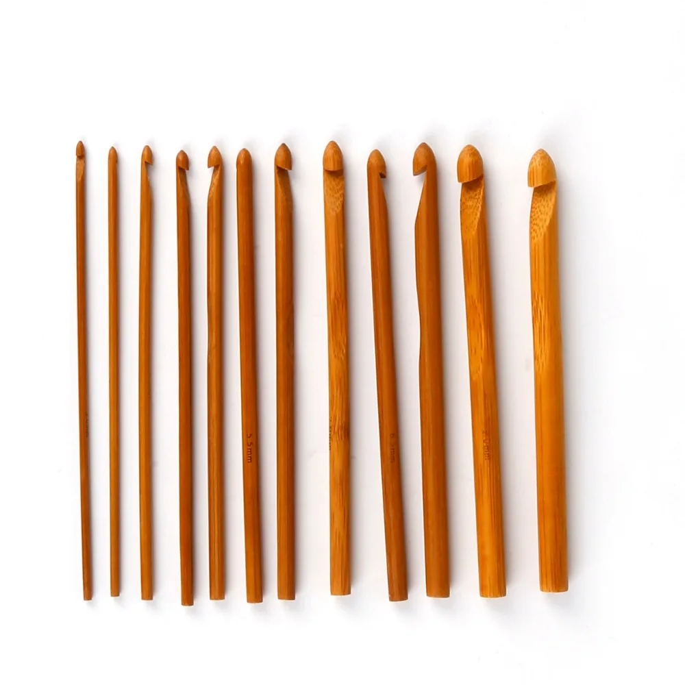 Набор спиц для вязания 12 размеров высококачественная карбонизированная