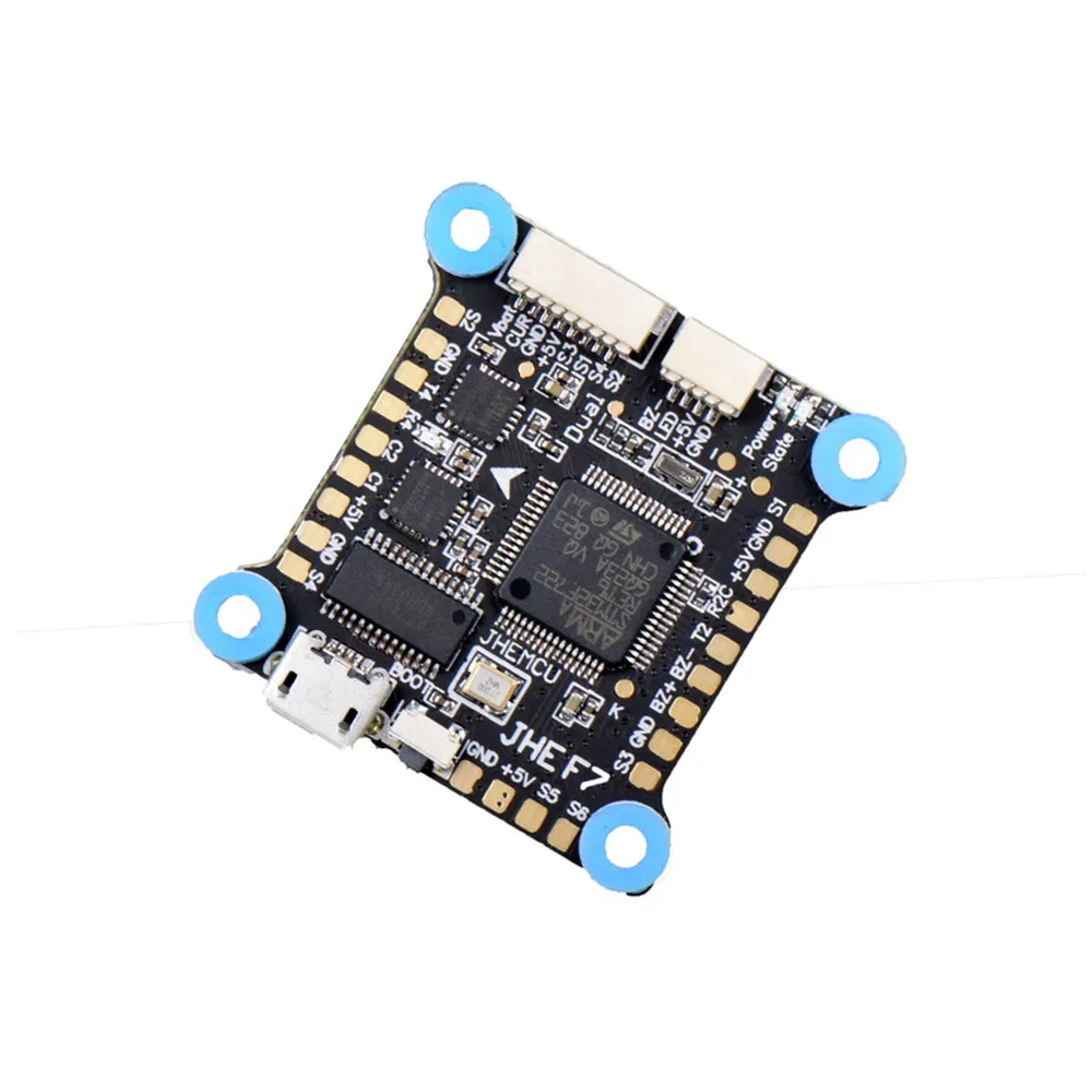 JHEMCU 30 5x30 5 мм двойной гироскоп F7 Контроллер полета AIO OSD 5V 8V BEC и черная коробка для