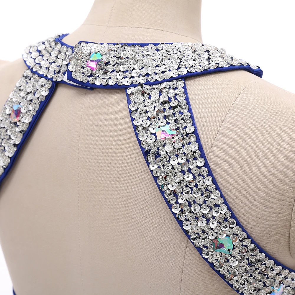 Женское шифоновое платье подружки невесты с лямкой на шее длинное свадебное