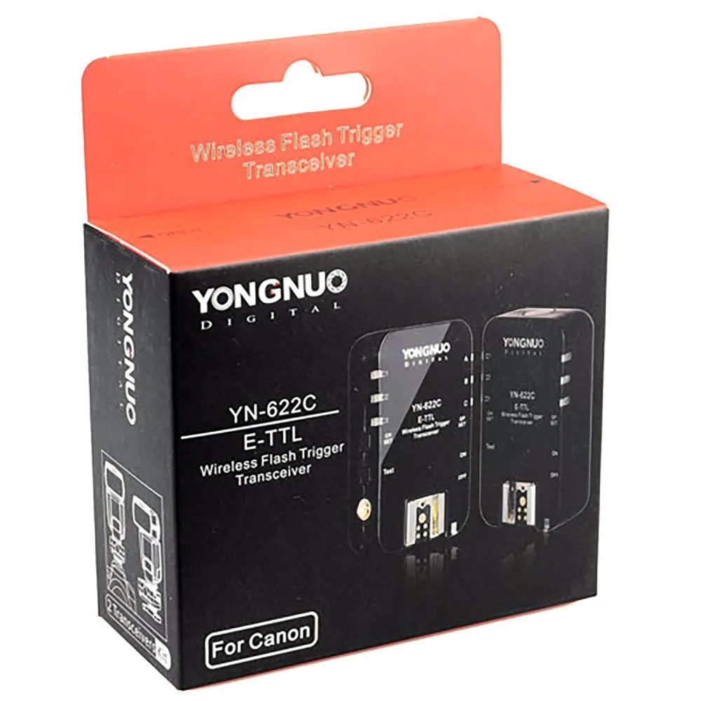 YN622 YN-622 Беспроводная Вспышка TTL для Canon с 3 приемниками | Электроника