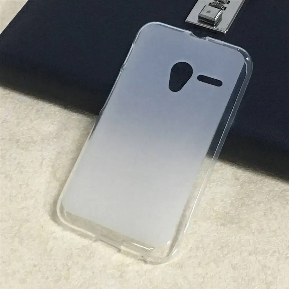 Transparent TPU Мягкий силиконовый чехол для Alcatel One Touch Pixi 3 4,0 дюймов, чехол из ТПУ с принтом для Alcatel Pixi3 4013 4013D 4013X4050 4050D - Цвет: Transparent TPU