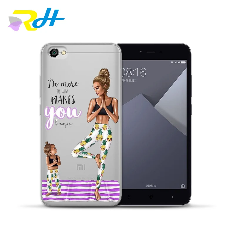 Для xiaomi A2 Coque Etui силиконовый мягкий чехол Модный Черный Коричневый для мамы и