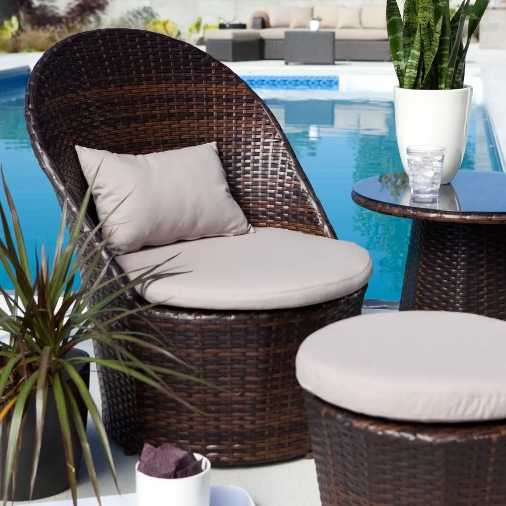 Layton всепогодный Плетеный Балконный открытый набор для чата|outdoor wicker|set |