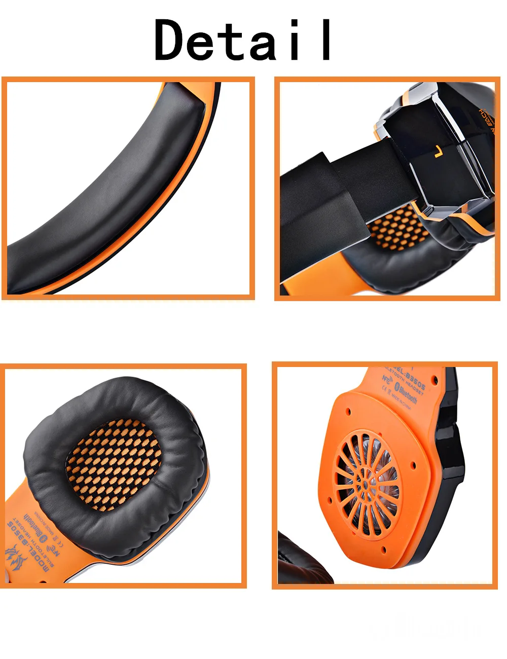 KOTION EACH B3505 беспроводные Bluetooth наушники игровые гарнитуры PC Gamer наушники с микрофоном светодиодный светильник для смартфонов