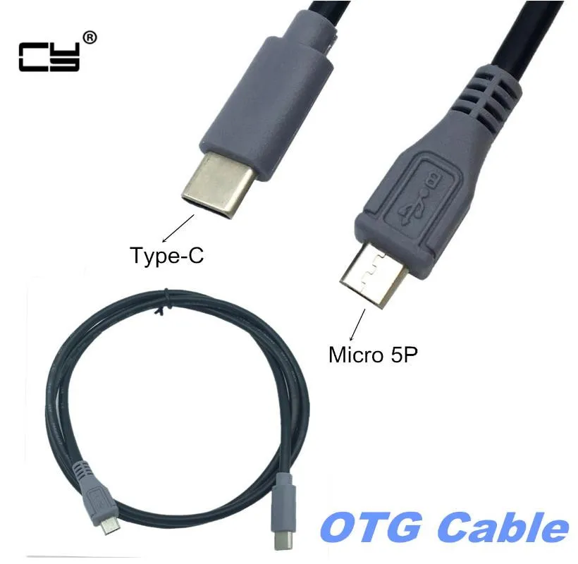 Кабель Type C к Micro USB B OTG для DAC портативный цифровой аудиоусилитель 20 см 50 100