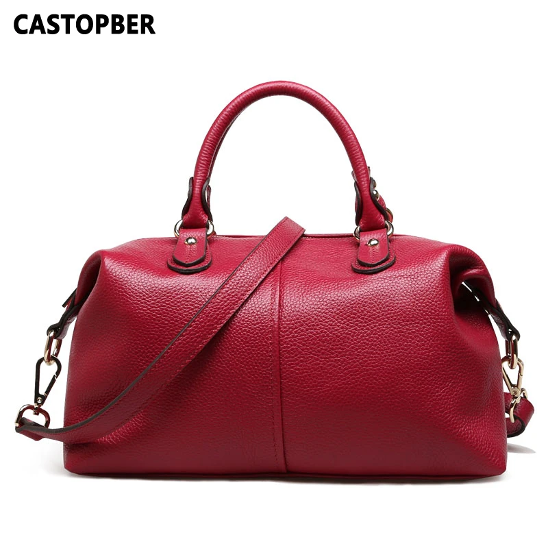 Модный дизайнерский первый слой из воловьей кожи сумка тоут натуральной сумки