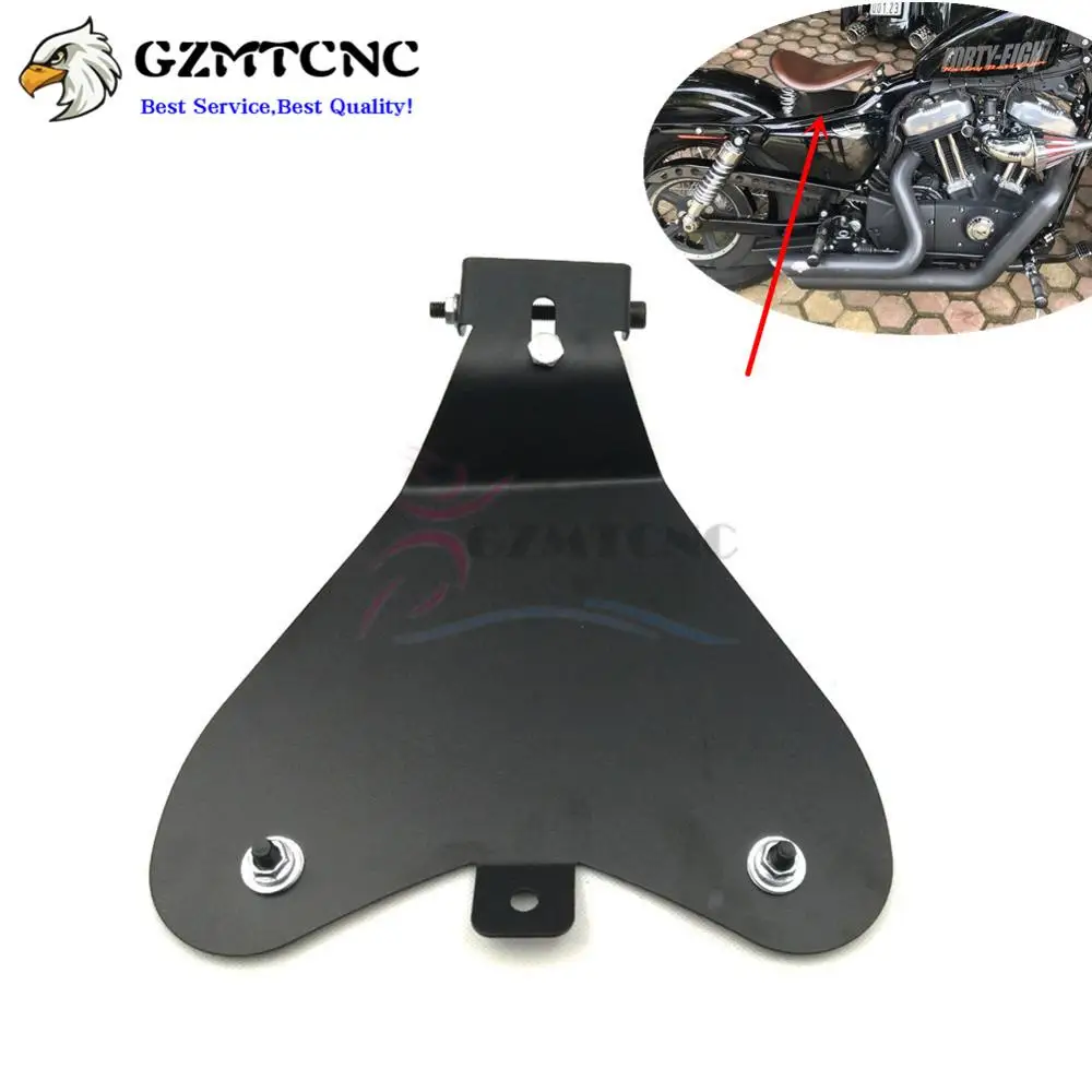 Спереди Solo Seat Baseplate Driver Сидящая Подушка Hoder для Harley Sportster 48 72 XL 1200 883 Iron Bobber Chopper 04-06