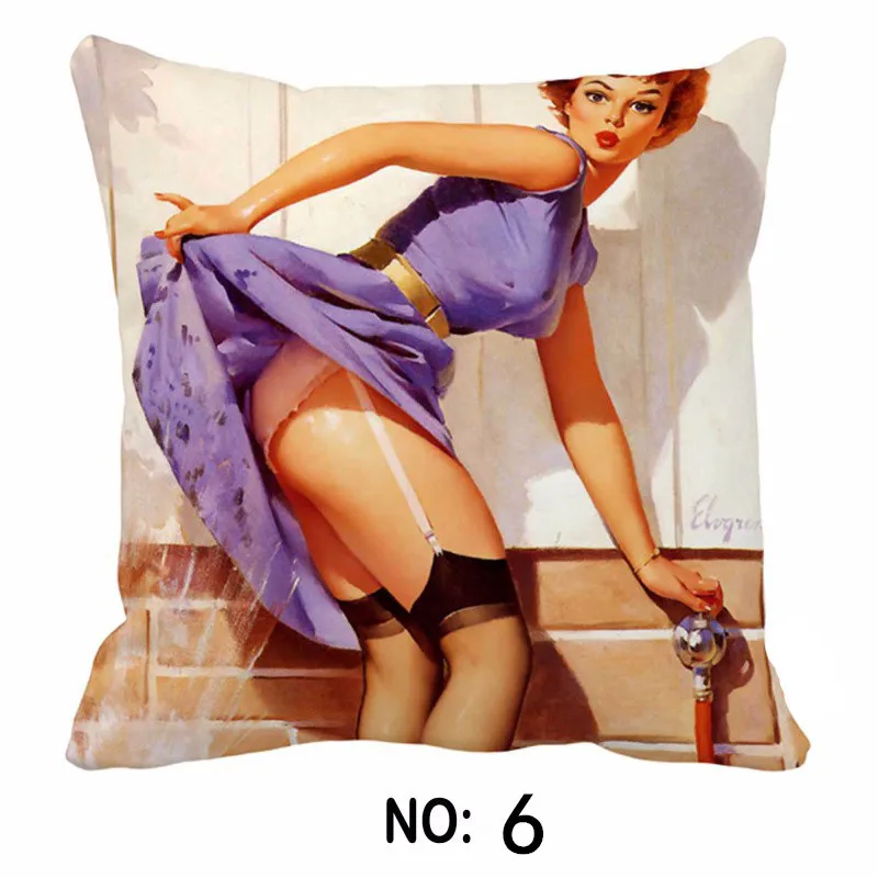 Винтажный Ретро сексуальный Дамский Pinup Girl Холст с печатью постера декоративная