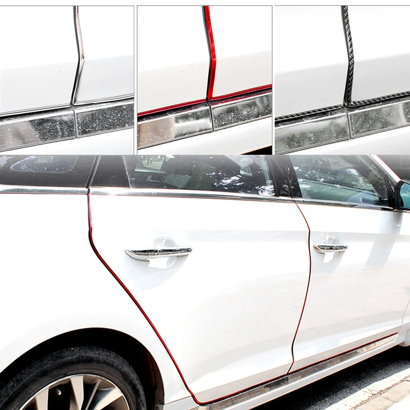 5 м уплотнительная лента для автомобильной двери Защита краев резиновая