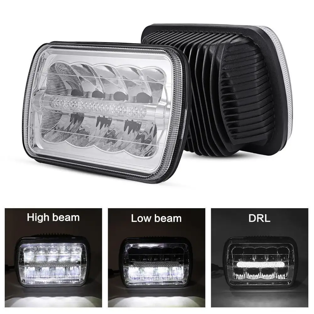 Partol 2 шт. светодиодный светильник на голову с низким лучом и энергопотреблением