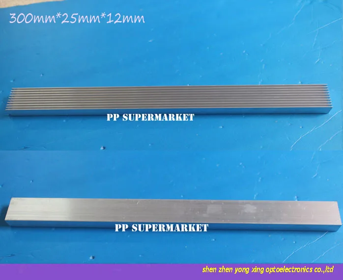 Светодиодный алюминиевый теплоотвод высокой мощности 5 шт. 300 мм * 25 12 для 1 Вт 3