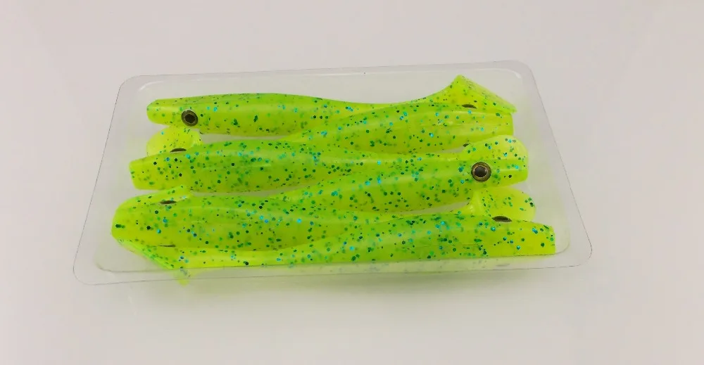 ESFISHING Горячие приманки Новые свиньи shad 10 см 6 г 6 шт. Джеркбейт рыболовный приманки морские большие приманки мягкие приманки, рыбалка форель Щука окунь бас