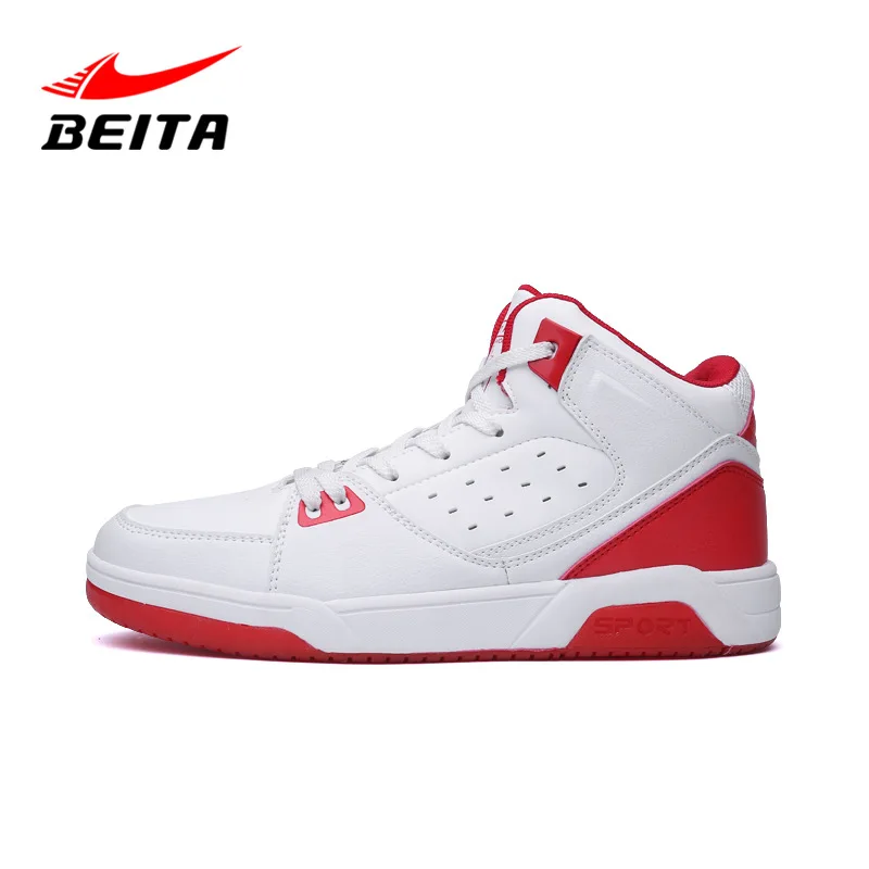 

Beita women white height increase basketball Shoes Combat Boots New Arrivals wear resistant anti-skid damping Outdoor Sneakers