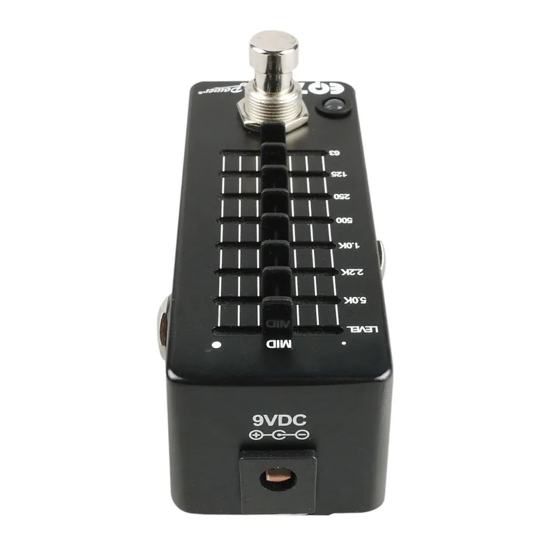 Мини эквалайзер 7 гитарный Эквалайзер педаль эффектов полосный True Bypass с DC 9 V