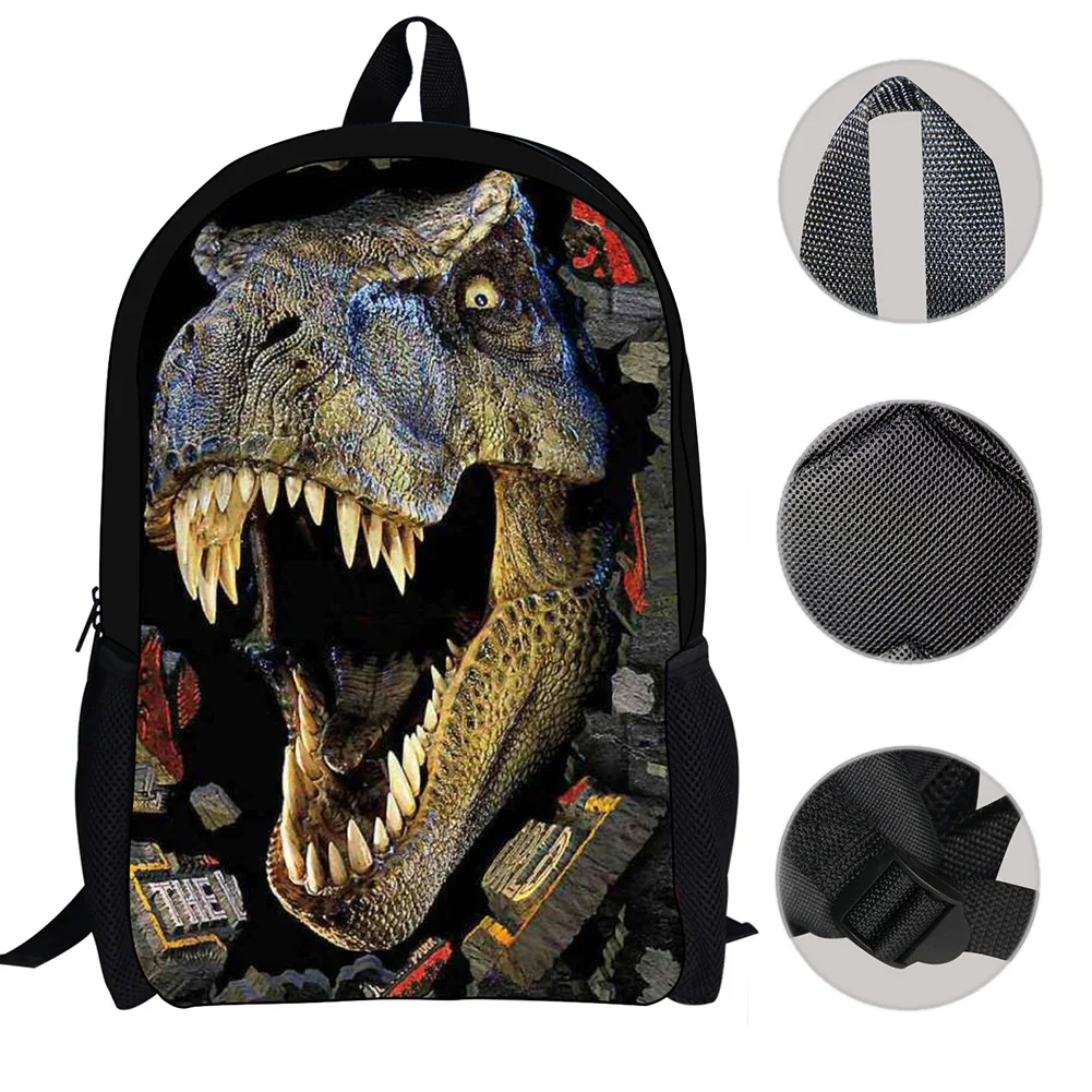 Fashion Preschool 3D Animal Backpacks Dinosaur Bags For Kids Boys Tyrannosaurus Bag Kindergarden Teenagers Gifts | Багаж и сумки