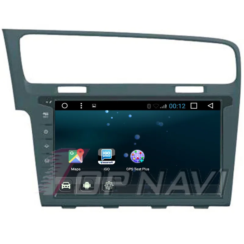 Автомобильный мультимедийный комплект Topnavi 10 1 дюйма 1024*600 четыре ядра Android 7 GPS