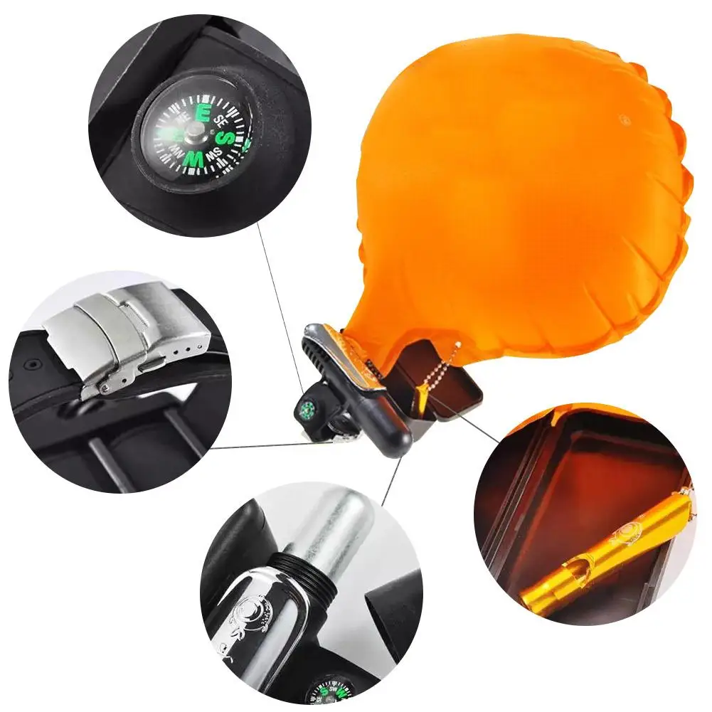 Надувной ремешок для запястья носимый браслет безопасности воды Спасательные