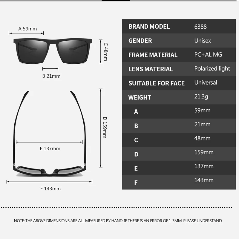 Мужские поляризационные солнцезащитные очки Gafas De sol недорогие для вождения в