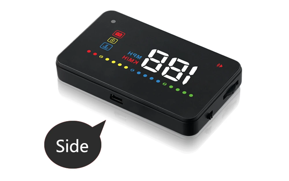 OBD2 Head Up display Универсальный Автомобильный проектор скорости на лобовое стекло проекция HUD Авто A200 Цифровые автомобильные принадлежности для спидометра