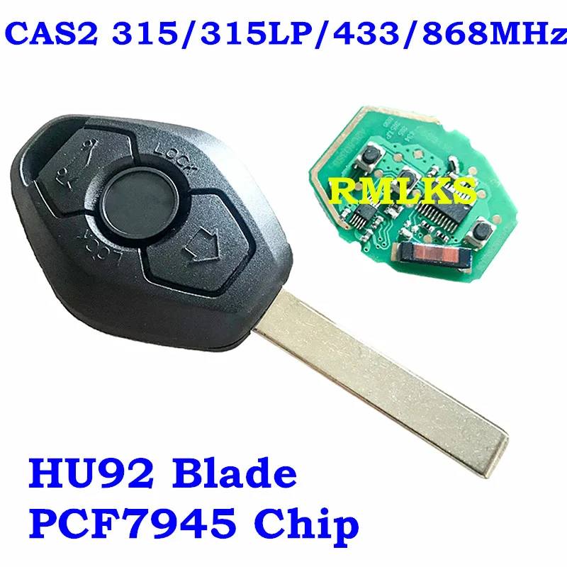Пульт дистанционного управления для BMW CAS2 3 5 серии E46 E60 E83 E53 E36 E38 E39 HU92 HU58 Blade 315LP МГц