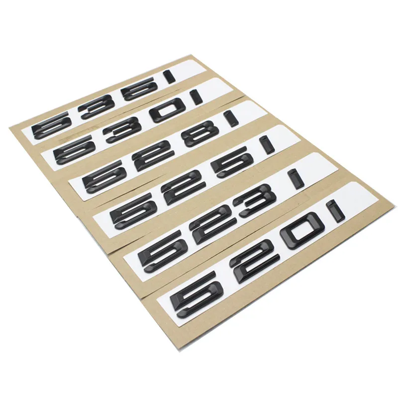 Новый ABS 520i 523i 525i 528i 530i 535i крышка багажника задние эмблемы значки черные буквы для
