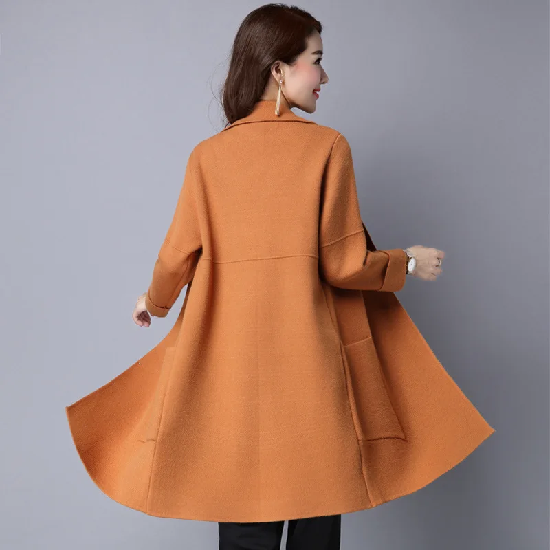 

Кардиган свитер женский свитер пальто женские элегантные кардиганы свитер накидка пальто Зимний кашемировый вязаный кардиган свитер