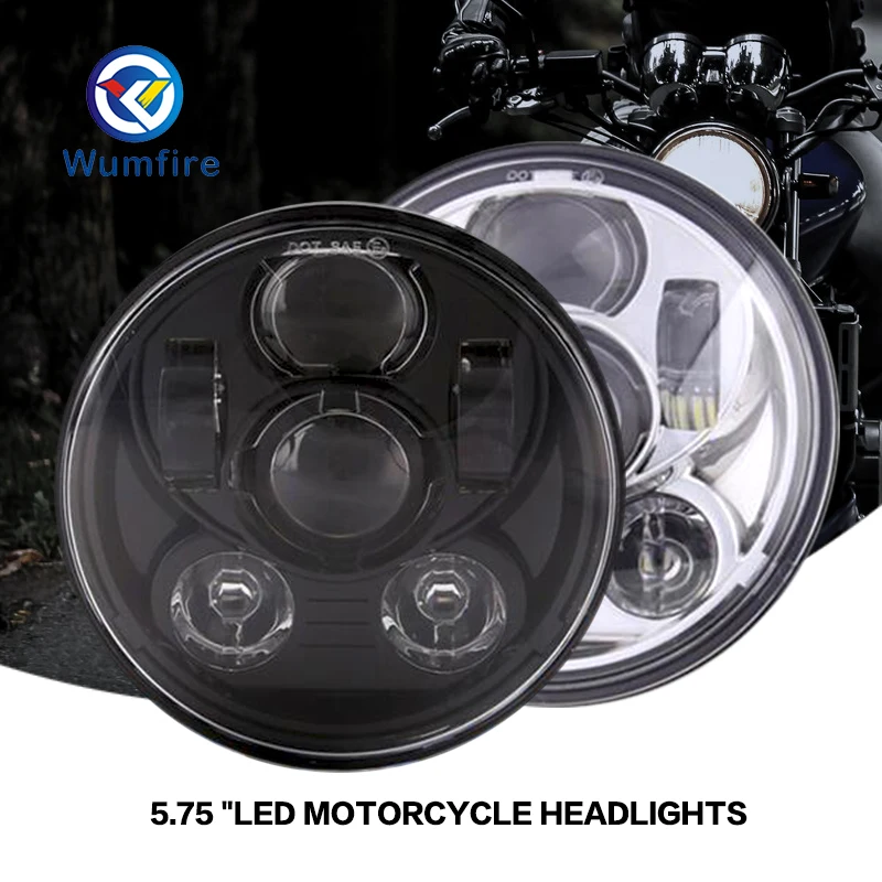Светодиодная фара DOT 5 3/4 дюйма 75 светодиодная для 48 Sportster мотоциклов | Отзывы и видеообзор -32835582467