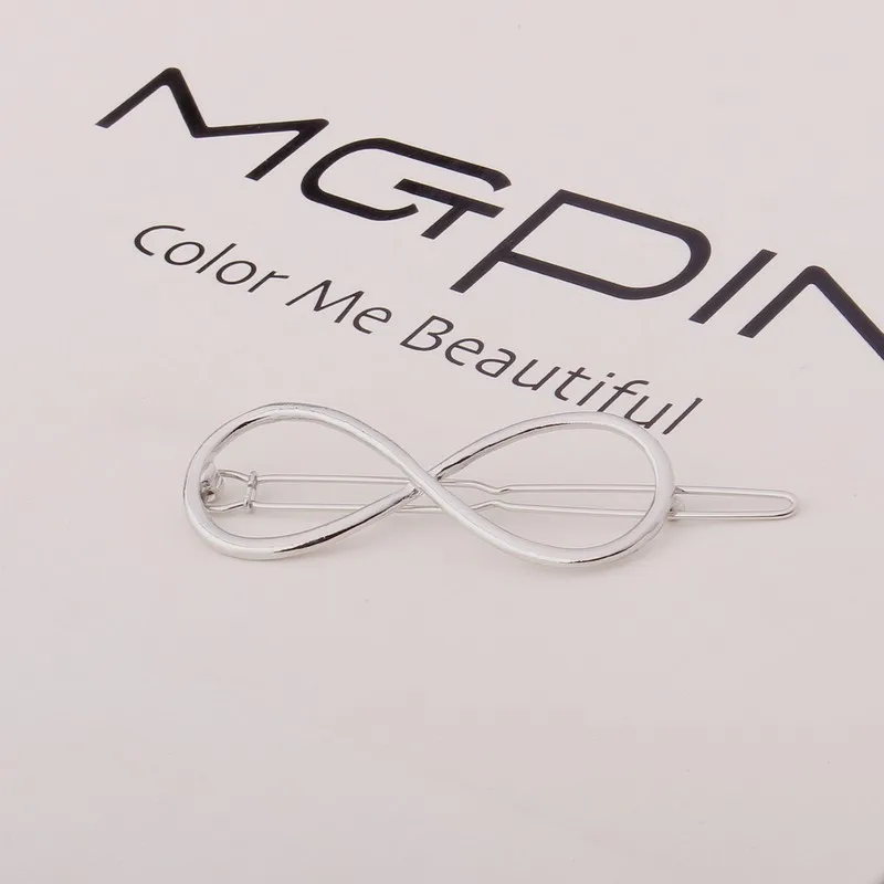 Новинка 2020 модная женская заколка пряжка с золотым бесконечностью для волос