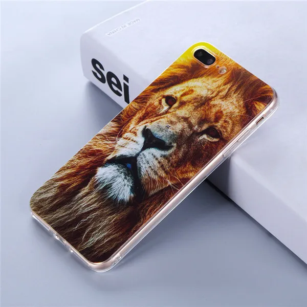 468 Чехол для телефона 6, 6 S, 7, 8 Plus, XS, милые животные, любовь, чехол для iPhone X, чехол из мягкого ТПУ для iPhone 5, 5S, SE, чехол - Цвет: 468