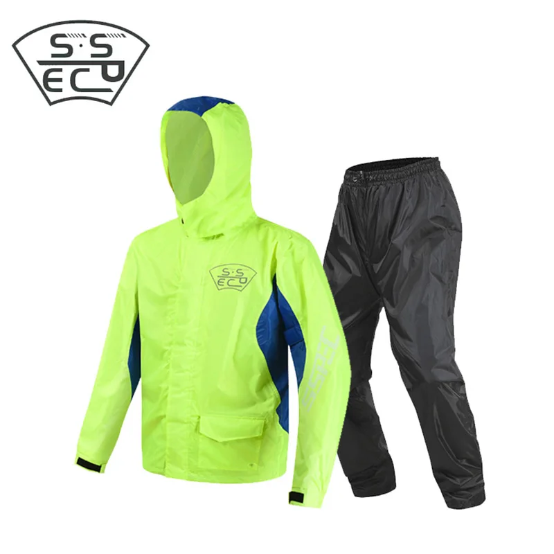 Мотоциклетный дождевик SSPEC для езды на мотоцикле брюки костюм ветровка