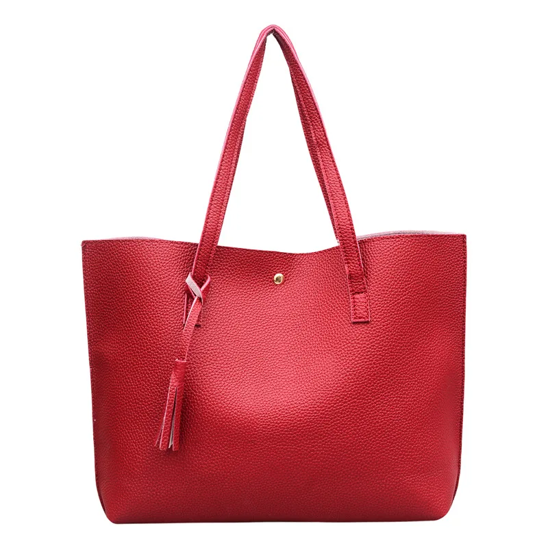 Женская сумка Новая мода большая емкость pu Переносные сумки Европа и Америка Повседневная сумка