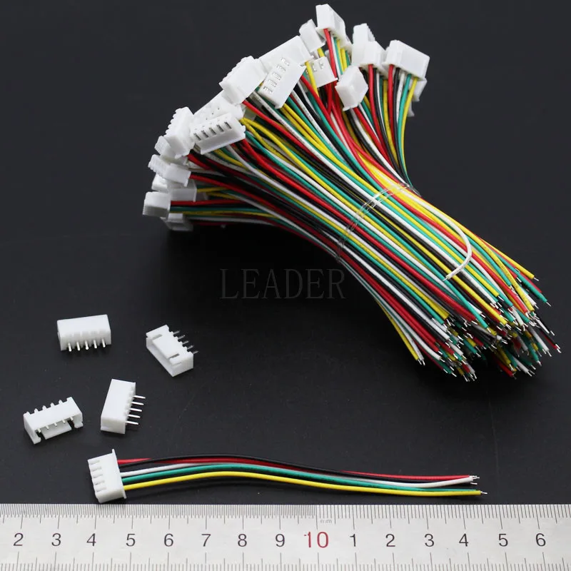 500 шт./лот JST XH 5S Lipo баланс свинца удлинитель заряда провода 100 мм 26AWG с разъемом|wire