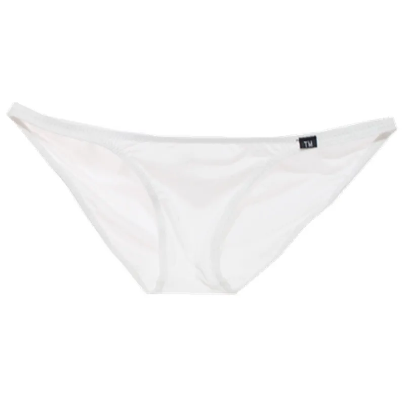 Мужские трусы брифы с карманом для пениса черные бандаж на талии сексуальное