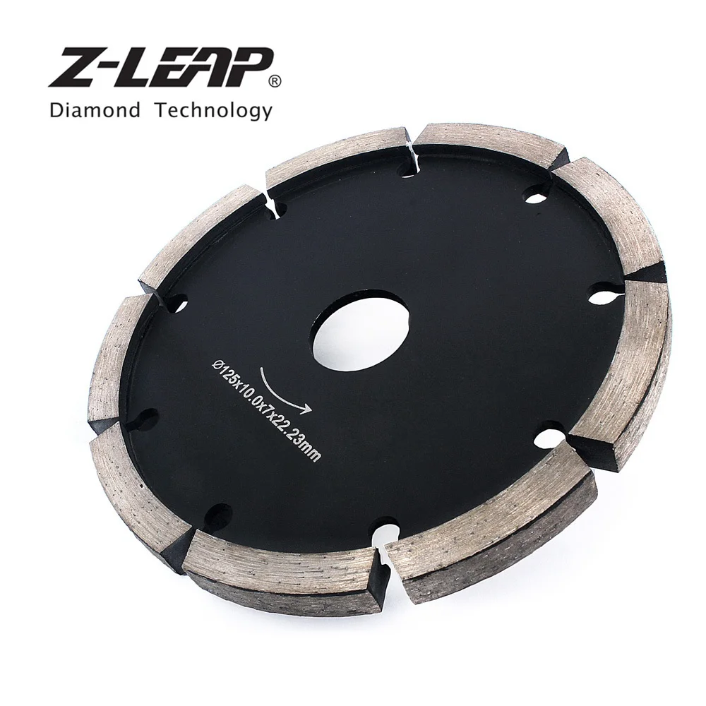 Фото Z-LEAP, 5 дюймов, 10 мм, толщина, Алмазное лезвие Tuck, указывающее лезвие, 125 мм, для бетонной стены, пола, указка, указка, режущий инструмент, режущий... №5