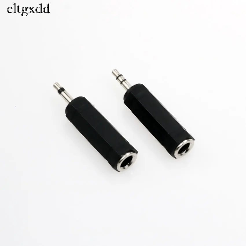 cltgxdd 1PCS 3.5mm Male to 6.5mm Female Mono/Dual Jack Adapter Plug Stereo Speaker Audio Converter for Mobile Phone PC Notebook |