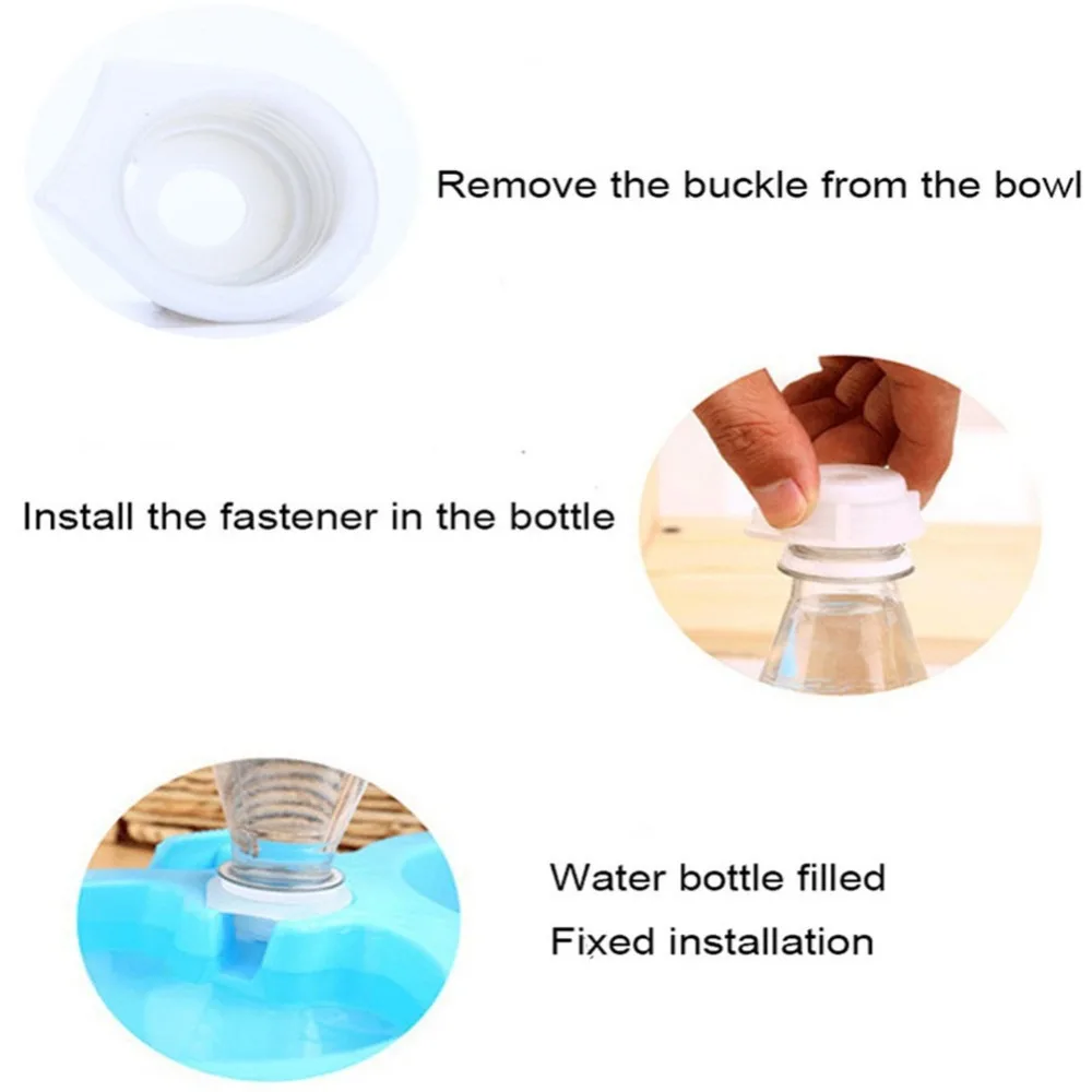 2019 Plastic Pet Dogs Cats Hanging Dish Bowls Feeder For Cage Feeding Watering Non-toxic Material Big Dog Bowl Water Dispenser | Дом и сад