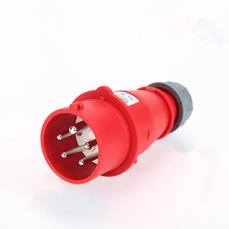 

16A IP44 3P+E+N Waterproof Electric Industrial Connector 5P Male/Female European docking aviation Industrial Plug Socket
