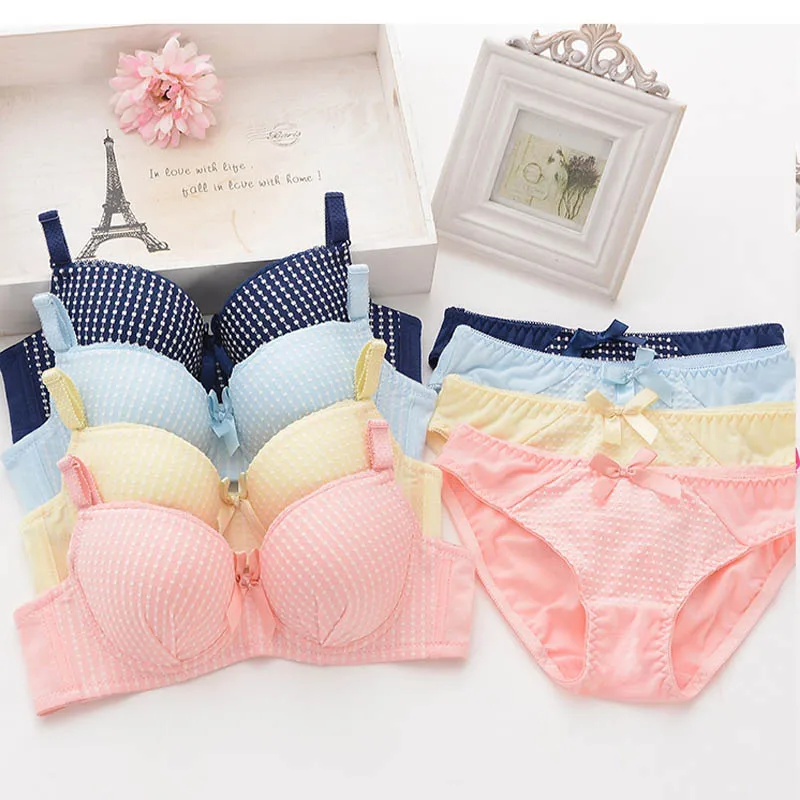 Комплект нижнего белья из хлопка #226 # | Женская одежда