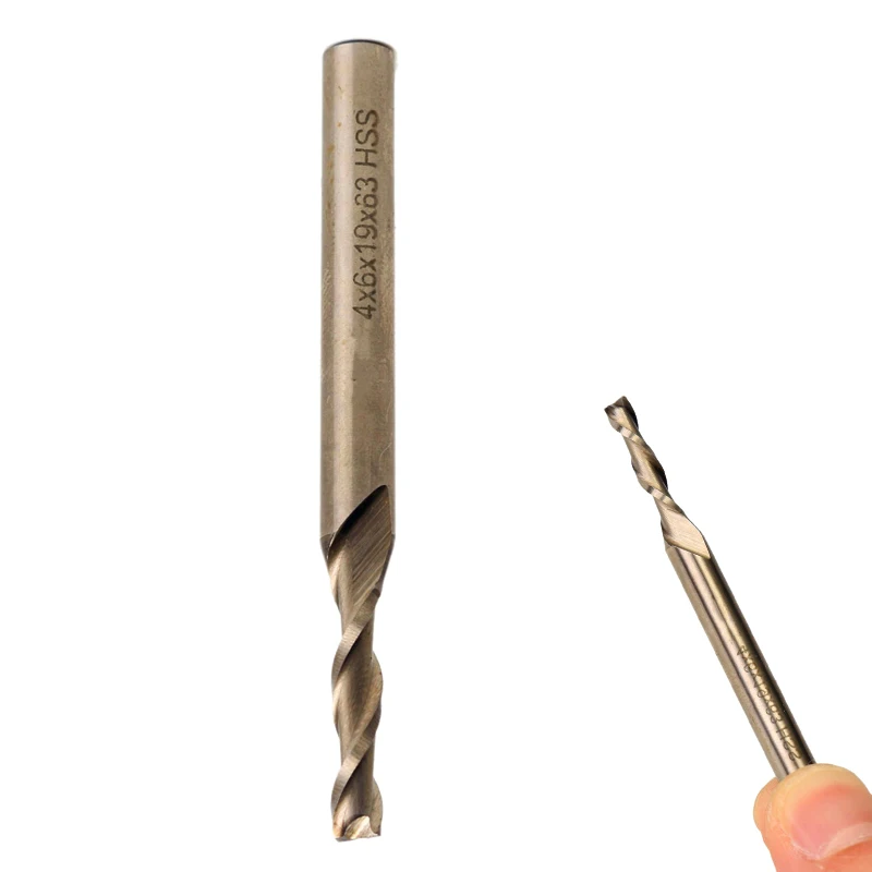 Сверла с ЧПУ 1 шт. удлиненная 4 мм 2 Флейта HSS и алюминиевая фреза|flute hss|milling cutter cnccnc