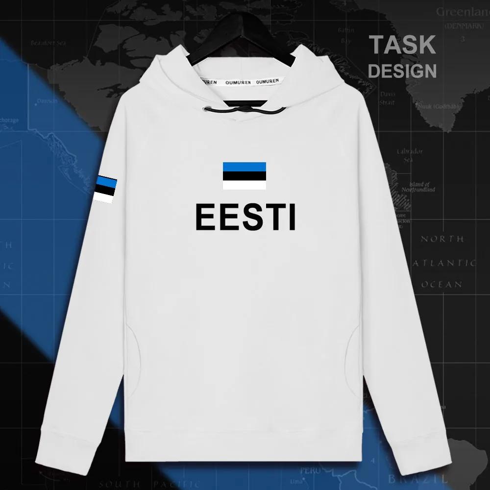 Мужская толстовка с капюшоном Estonian EST Eesti пуловеры толстовки для мужчин уличная