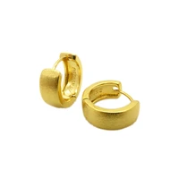 smooth huggie earrings yellow gold filled womens hoop earrings gift