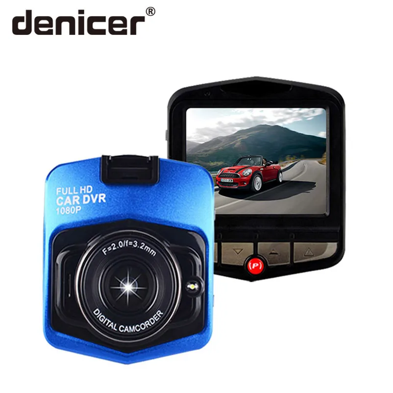 Автомобильный видеорегистратор Denicer Full HD 1080 P с 2 4 дюймовым экраном углом обзора 170