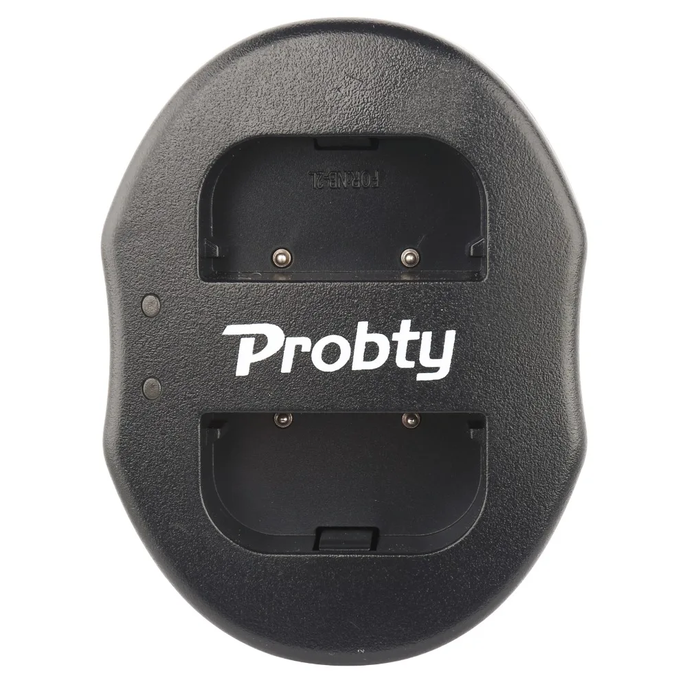 PROBTY 2 шт. NB-2L NB 2L NB-2LH батарея + ЖК дисплей Dual USB зарядное устройство 1 х США/ЕС штекер