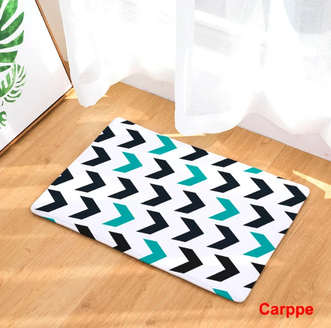 Радужный геометрический Коврик для ванной кухонный ковер декоративные