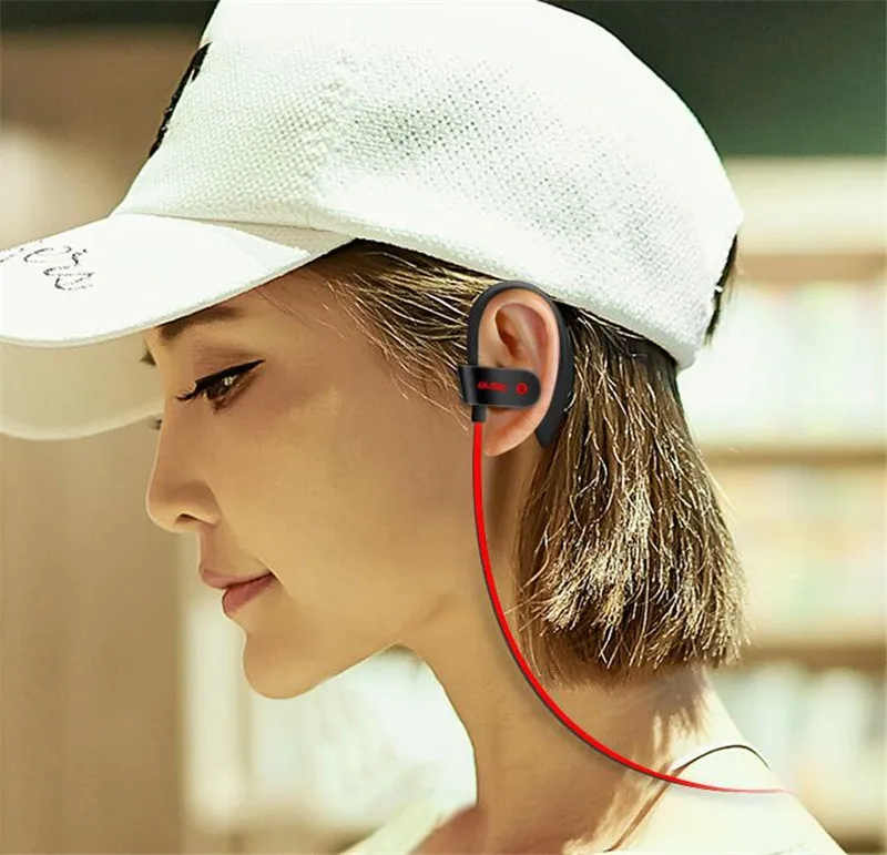 Удобная гарнитура Беспроводной наушники bluetooth наушник Спорт Бег стерео наушники с микрофоном для смартфонов