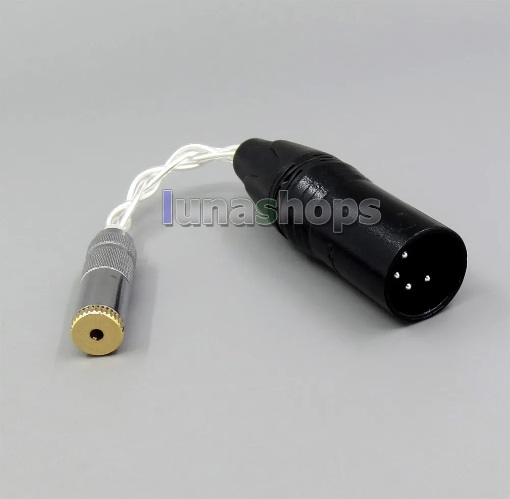 

LN006064 Pure Silver Shielding 4pin xlr Male to 2.5mm Balanced female audio adapter Converter cable for XDP-300r AMP etc